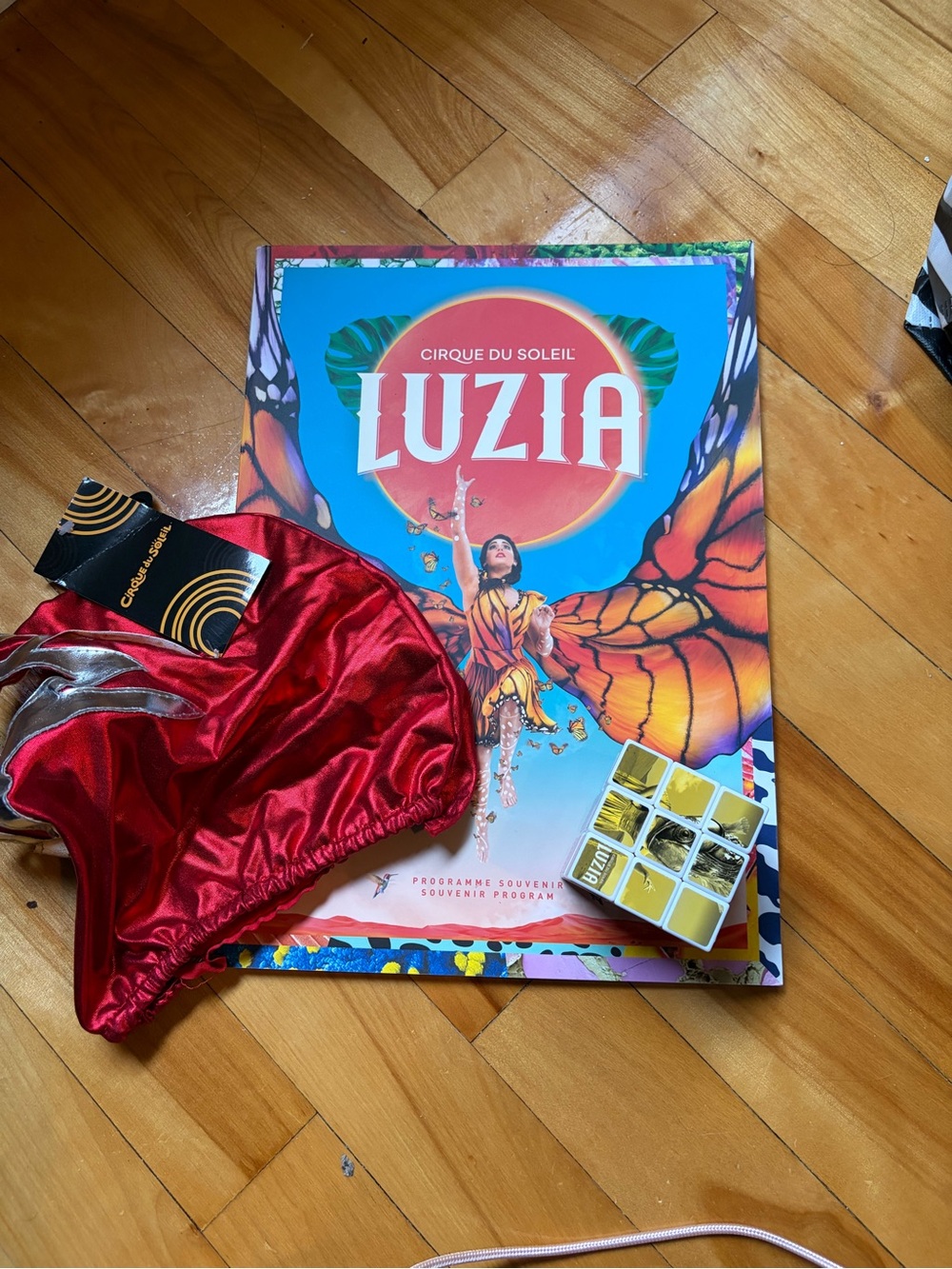 Cirque du Soleil Luzia program ,souvenirs